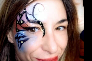 Glitter and Gore Face Painting